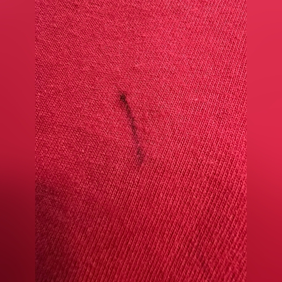 Red Off-White red Sweatshirt with Diagonal Sleeve Design size M - Picture 14 of 15